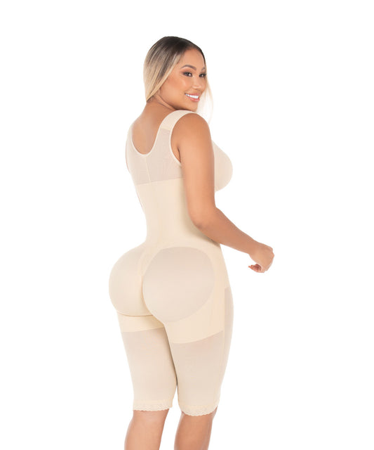 Hourglass Girdle with Overlay Bra F00470 by Fajas M&D®