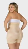 Extra short shorts, extra high waist, with abdominal reinforcement SXA0216 by Fajas M&amp;D®