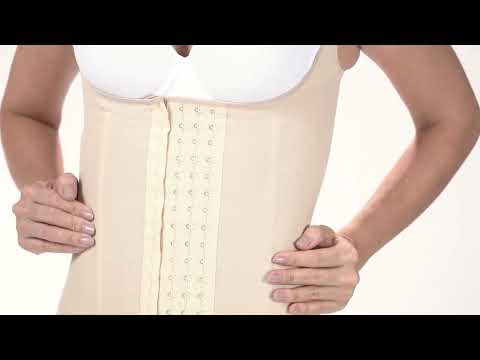 Gilet Seins libres Dos couvert Bretelles larges C4055 par Fajas M&amp;D